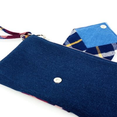 Clutch Jeans Upcycling