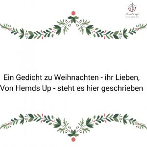 Upcycling Weihnachtsgedicht