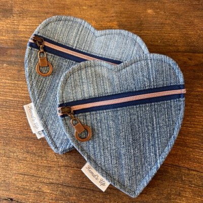 Etuis Herz Upcycling Denim HOchzeit _0362__